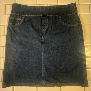 Architect Blue Knee-Length Pencil Skirt for Work